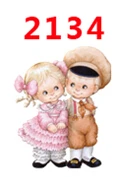 2134 30 шт мультфильм персонаж плоское украшение из смолы PR 2112 - Цвет: 2134