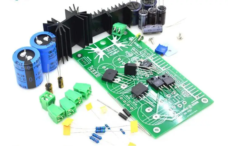 Dual High Voltage Regulator Power Supply board DC Filament PSU PCB / kit fr GG Tube Preamp | Home Theater Amplifiers