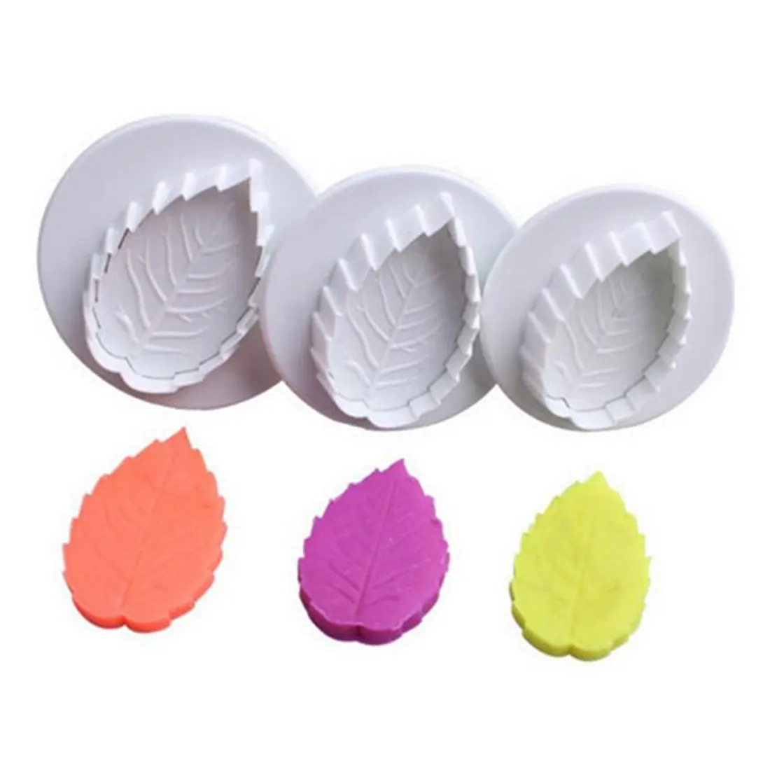 Резак для печенья форма мастики торта 3 шт. пластиковая звезда сердца