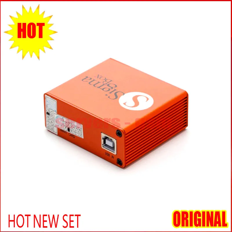 Оригинальная новейшая версия Sigma Box с 9 кабелями и активацией Pack 1 - купить по