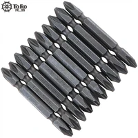toro 10pcs 14 6 35mm double head s2 electric screwdriver bits with magnetic and phillips for pneumatic tools