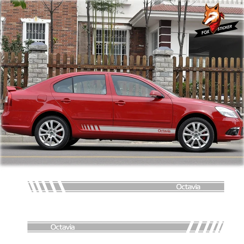 Из 2 предметов Авто полоса для тела наклейки виниловые на авто Стайлинг сбоку