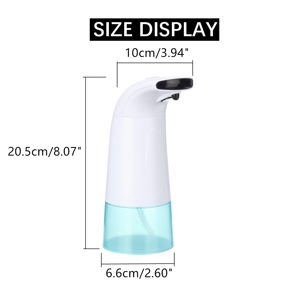 

Automatic Foam Soap Dispenser Touchless Foaming Infrared Motion Sensor Hands-Free Soap Pump Dispenser For Bathroom Kitchen 250ML