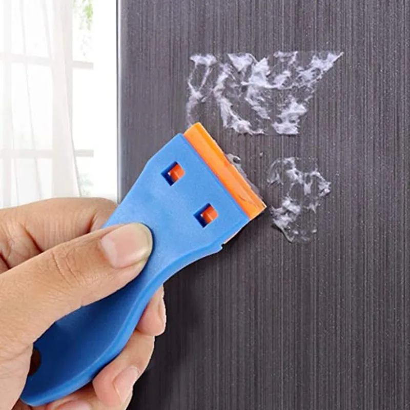 

Наклейка на стекло автомобиля, скребок для бритвы