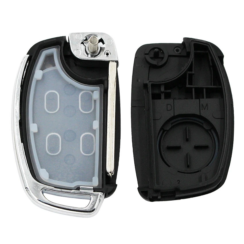 Складной чехол с дистанционным управлением для ключей 2 + 1/3/4 умный корпус от