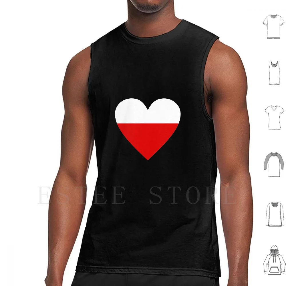 

I Love Poland Tank Tops Vest Sleeveless Poland I Love Poland Polish