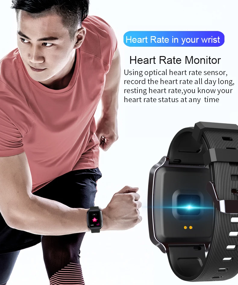 Смарт-часы фитнес-браслет шагомер калорий спортивный браслет монитор сердечного