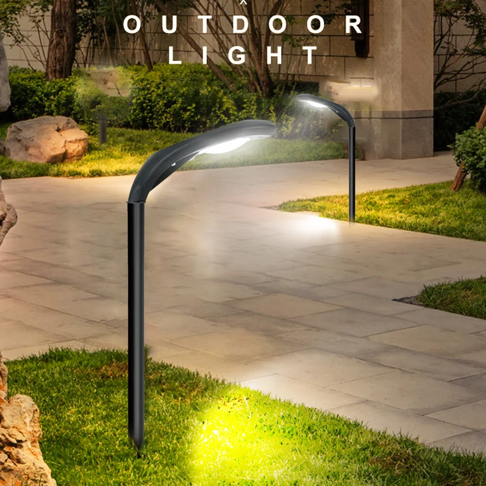 

Solar Bollard Light Led Solar Stick Lights 2pcs LED Solar Buried Light Garden Light Control Spotlight Waterproof Spike Lamp