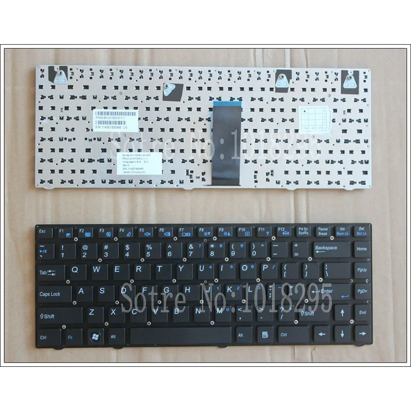 Новая клавиатура США для Clevo W1300 W130EV W130EW W130HU US без рамки MP-10F83US-4301 6-80-w1300-011-1 |