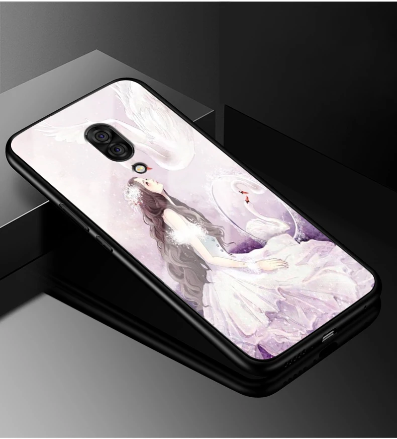 23 Для lenovo Z5 Pro GT чехол PC Пластиковый стеклянный чехол для телефона черный ТПУ бампер чехол для lenovo Z5 Pro GT задняя крышка для lenovo Z5Pro GT - Цвет: 23