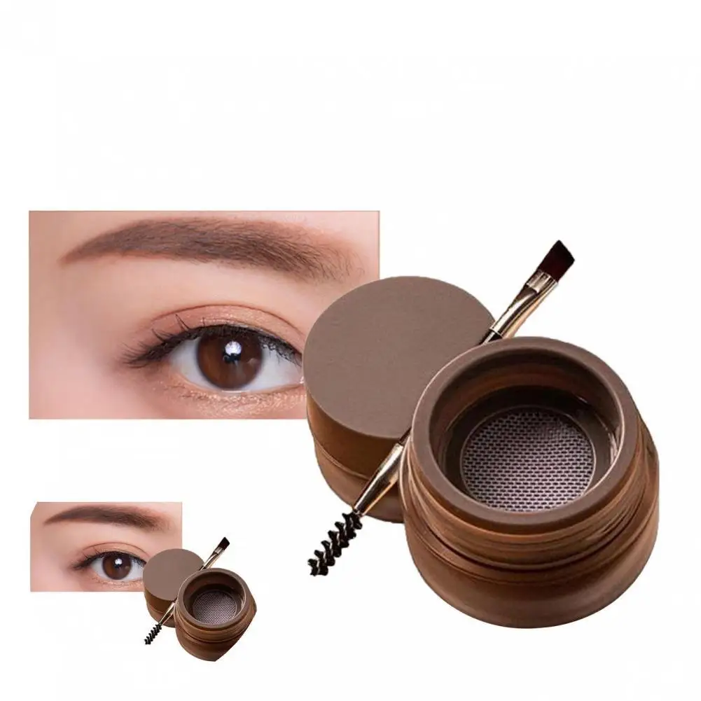 

Eyebrow Cream Smudge-Proof Versatile Excellent Saturation Long Lasting Double Headed Pencil Cream