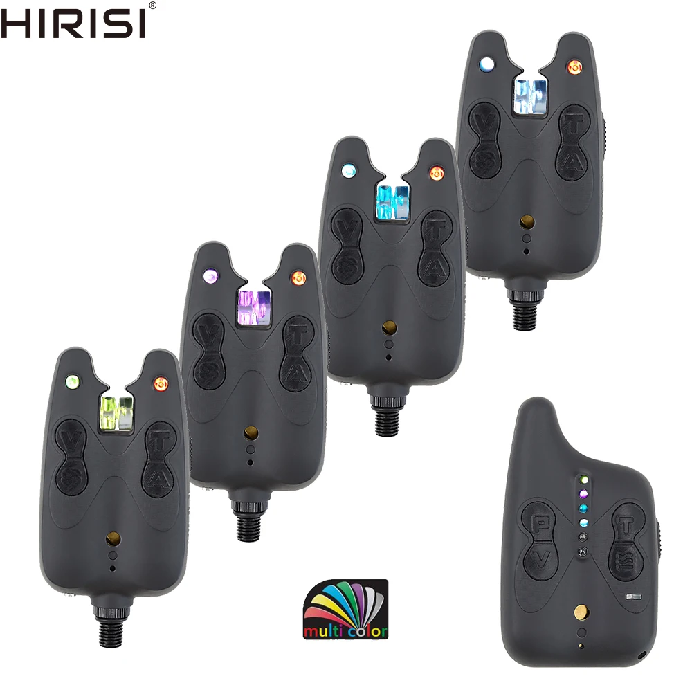 Multi-Color Wireless Fishing Bite Alarm Indicator Color Change LED Light Anti-theft Carp Coarse