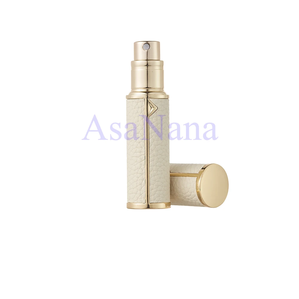 5ml Refillable Mini Perfume Spray Bottle Aluminum Atomizer Portable Travel Cosmetic Container Real Leather | Красота и здоровье