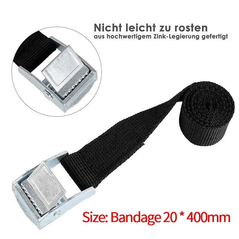 

10 pcs Cargo Straps With Fastening Buckle Polyester Fiber Fixing Kit For Motorcycle Car Bicycle Frame Luggage Cargo Strap