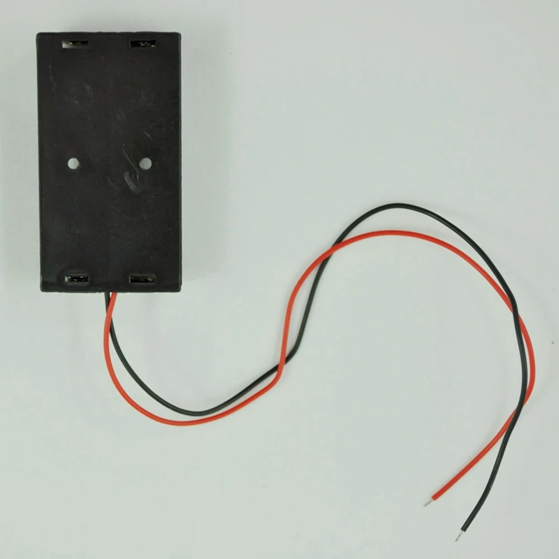 3 шт. Пластик Батарея батарейного ящика: 2 предмета черный красный кабель 3x1 5 V AA