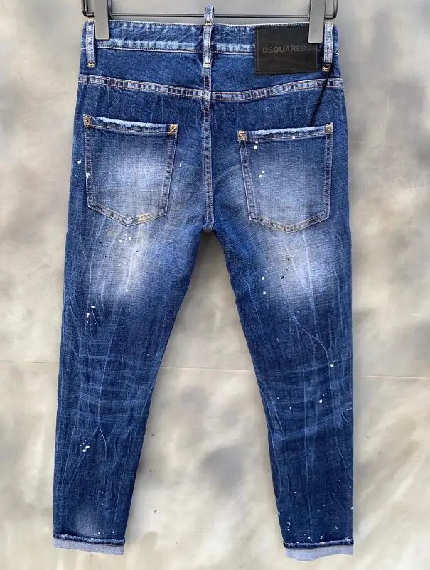 jeans classic,Authentic DSQUARED2,Retro,Italian brand ,Women/Men Jeans,locomotive,Jogging jeans,Dsq005-2
