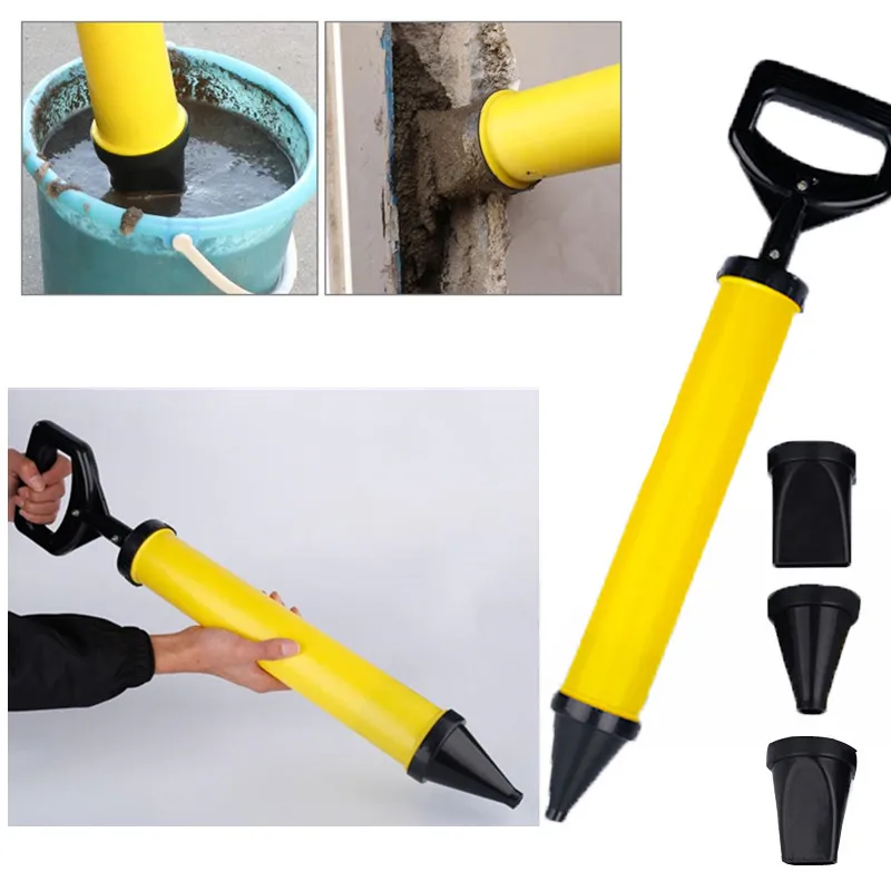 

2020 New cement caulking pump manual mortar filling gun Lime Grouting tube Sprayer Applicator With 4 Nozzles Construction tools