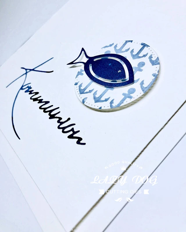 Металлические Вырубные штампы в виде рыбок и животных 2 шт. искусственные