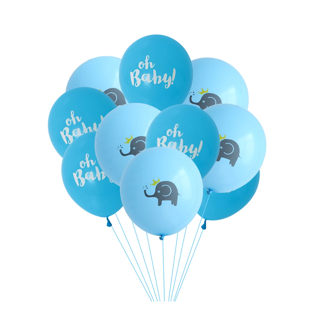 1 комплект 12 дюймов латексные воздушные шары с изображением слона из мультфильма