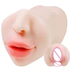Эротический магазин, товары для взрослых, искусственная Реалистичная 3D Глубокая глотка, Мужской мастурбатор, карманная киска для орального секса, Реалистичная Вагина, игрушки
