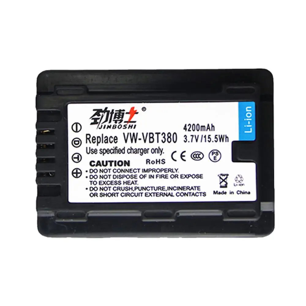 1 шт. аккумуляторы VWVBT380 для VW VBT380 + зарядное устройство Panasonic VW-VBT380 2 5 | Электроника