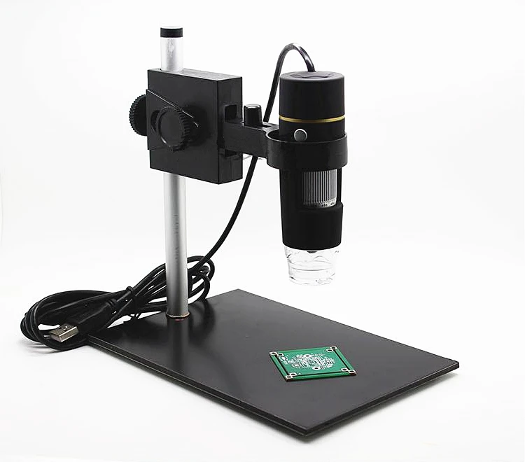 New Portable USB 1000X 2MP Digital Microscope Endoscope Magnifier Camera Black Phnom Penh + universal bracket | Инструменты