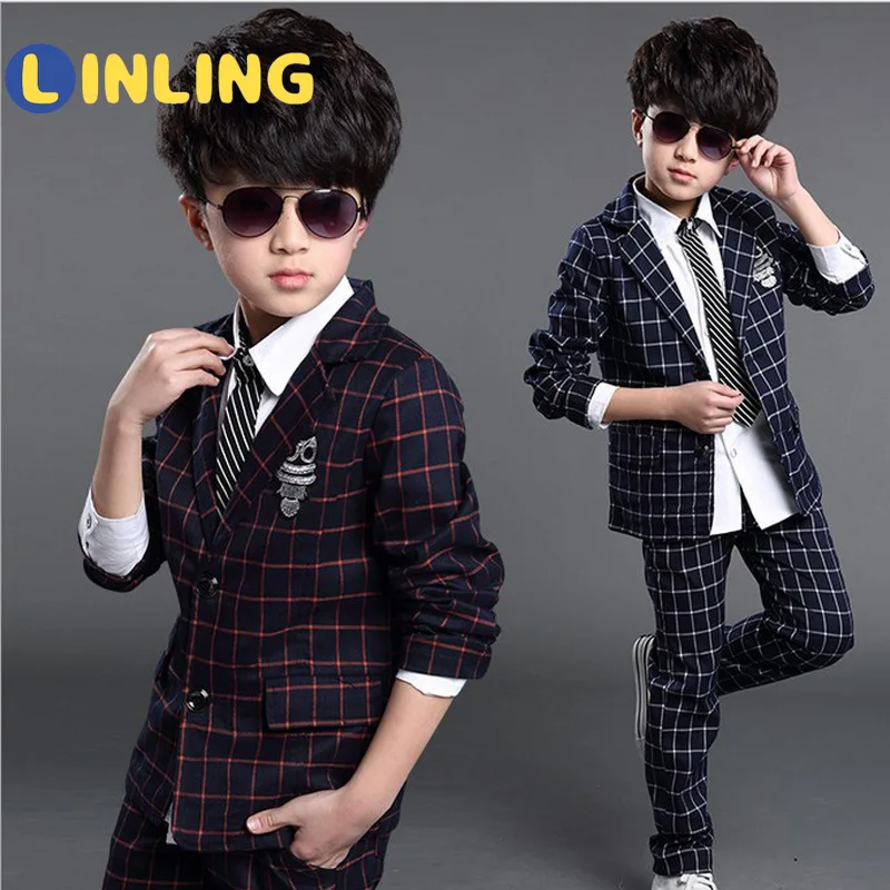 

LINLING New England Spring Children's Clothing Boys Suits Children's Wear Trend P719