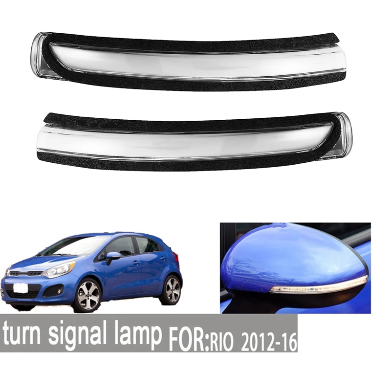 

Car Rear View Mirror Turning Signal LED Light Side Lamp Flashing Lights for KIA Rio 2012-2016 87624-1W000 87614-1W000