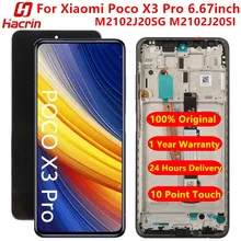 For Xiaomi Poco X3 Pro M2102J20SI Lcd Screen Original Lcd Display+Touch Screen with 10 Point Touch For Poco X3 Pro M2102J20SG