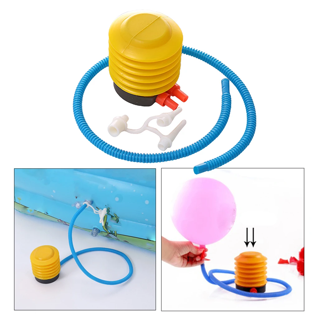 High performance Mini Foot Air Pump Yoga Ball Inflatable Cushion Swimming Pool Tube Inflator 4'' for Raft Ring Toy | Спорт и