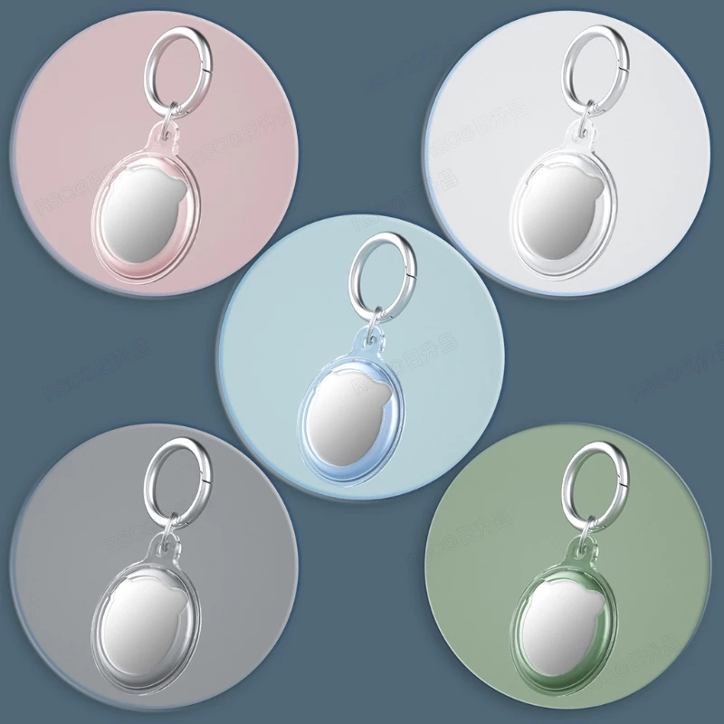 

Scratch Resistant TPU Soft Protective Cover Shell Tracker Case for AirTags Tracker Cover 95AF