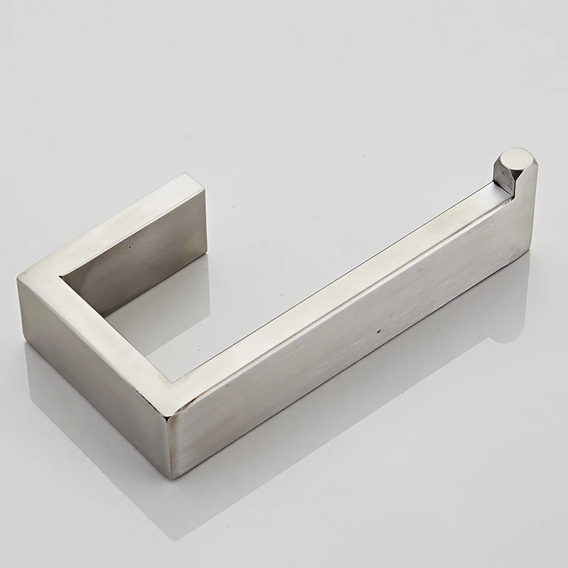 

Stainless Steel Adhesive Bathroom Accessories Set Chrome Silver Towel Bar Towel Hook Wall Towel Ring Toilet Paper Holder