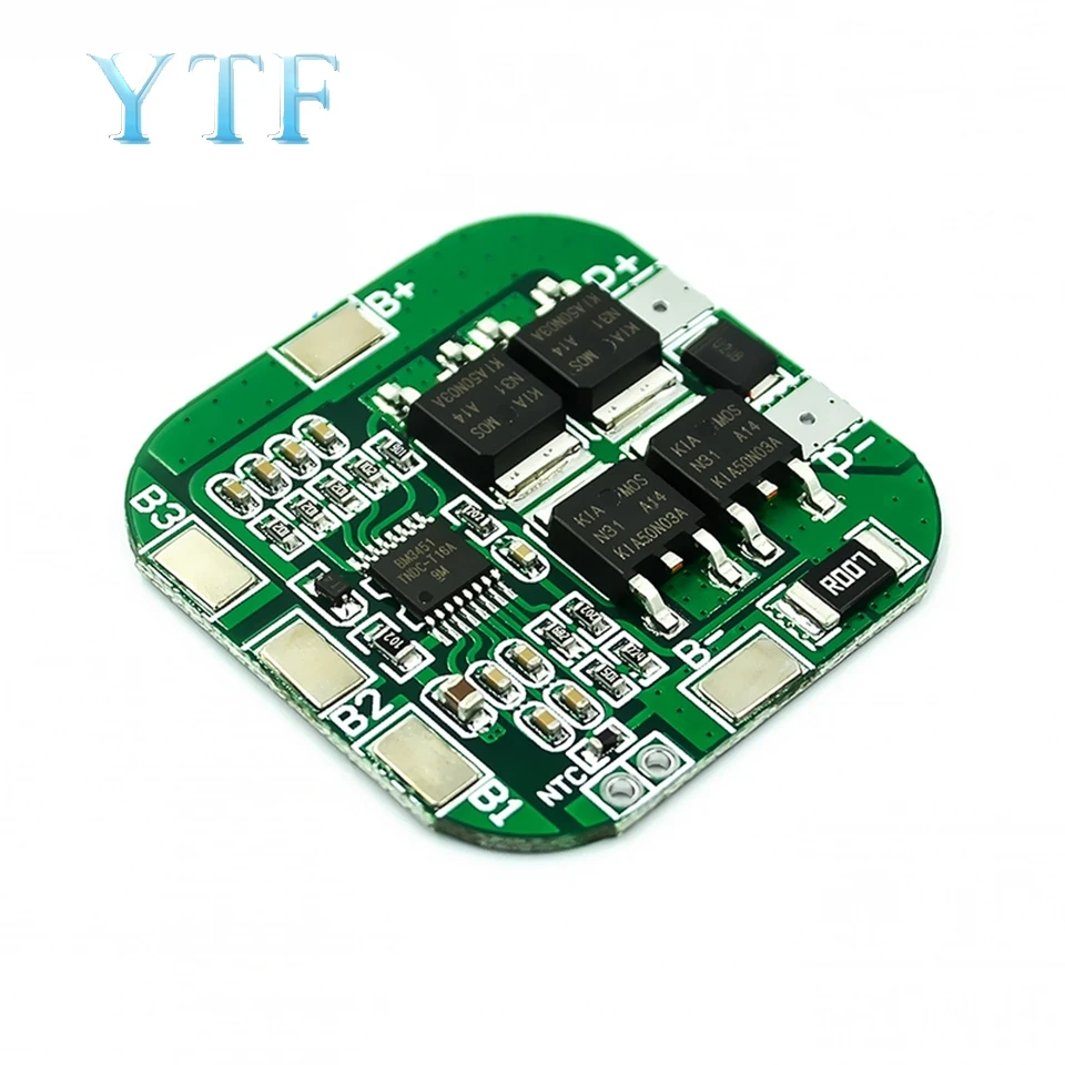 

Плата защиты литиевой батареи 14,8 в, 18650 в, 4 струны, в, 20 А, предельная защита тока