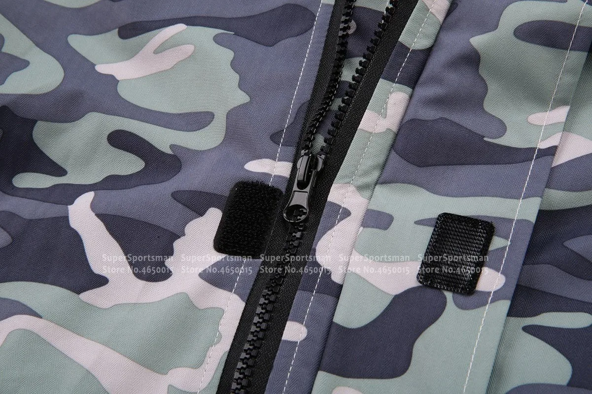 Детская зимняя флисовая куртка для мальчиков Камуфляжная мягкая