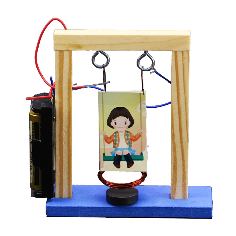 Самодельные сборные экспериментальные игрушки деревянные электромагнитные