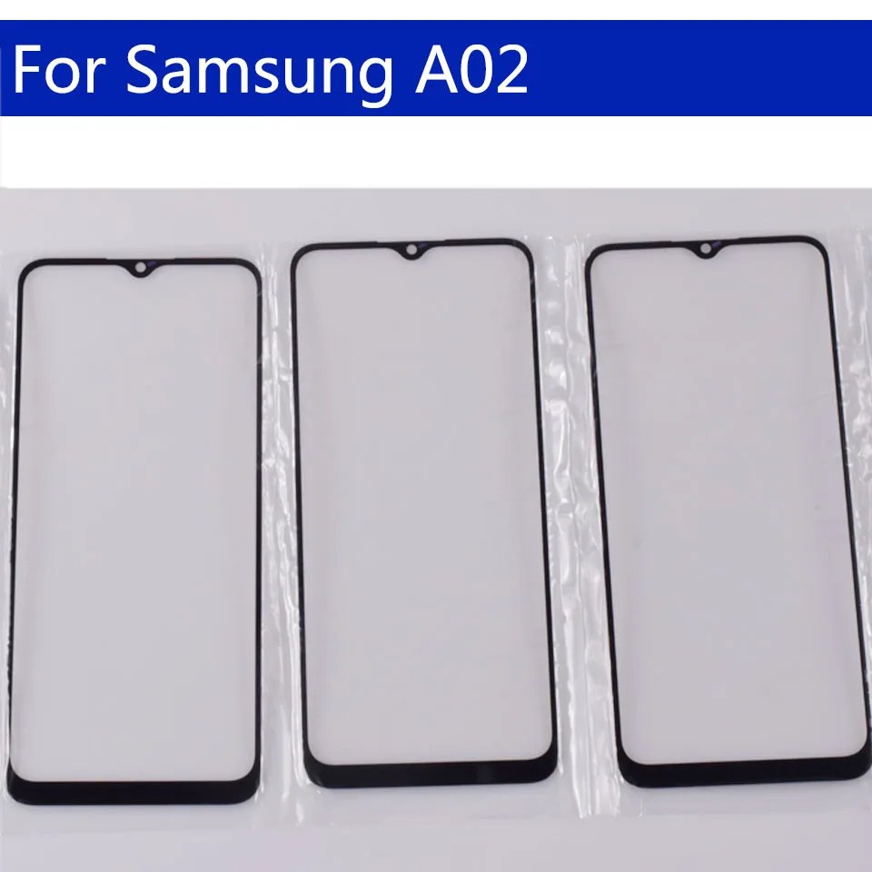 Для Samsung Galaxy A02 A022F A022M Передняя Сенсорная панель ЖК внешнее стекло объектив Ремонт