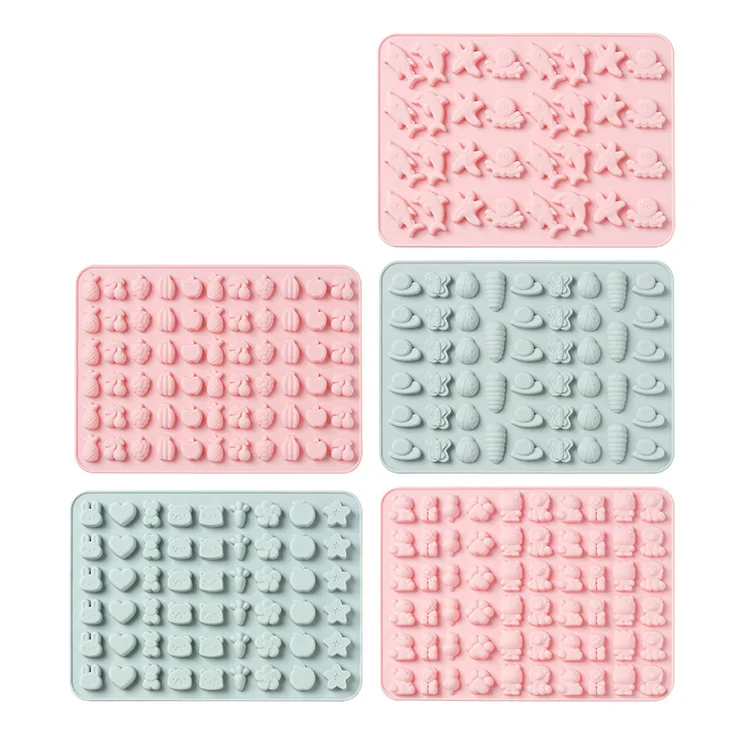 

DIY Multi-style Fondant Chocolate Candy Silicone Mold Cake Baking Decoration Tool Ice Cube Jelly Mold Making Kitchen Supplies