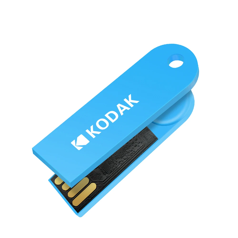 Синий Мини металлический usb флеш-накопитель Kodak K212, 16 ГБ, 32 ГБ, 64 ГБ, флеш-накопитель, флешка, usb 2,0, флешка - Цвет: Синий