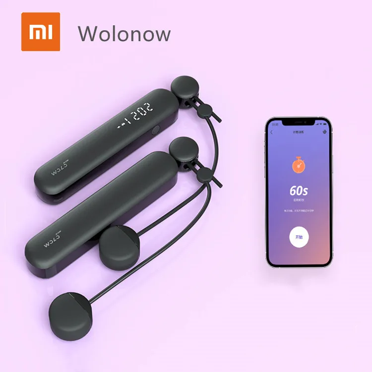 

Смарт Скакалка Xiaomi wolonow с Bluetooth и Беспроводная Скакалка с приложением для анализа данных умный подсчет данных от xiaomi youpin