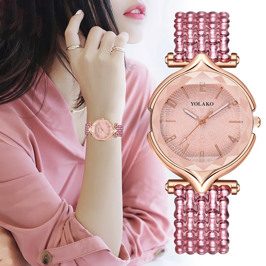

Женские наручные часы Yolako, винтажные Роскошные Брендовые женские наручные часы 2022, спортивные однотонные наручные часы для женщин, аксессу...