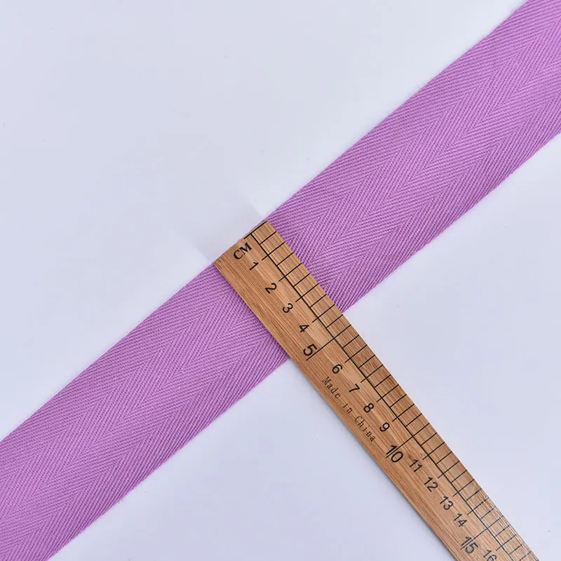 Purple 3 м/лот 4,8 см ремень в елочку тканая хлопковая тесьма ткань швейный ремень для сумок аксессуар для одежды Сделай Сам LX730 - Цвет: Purple