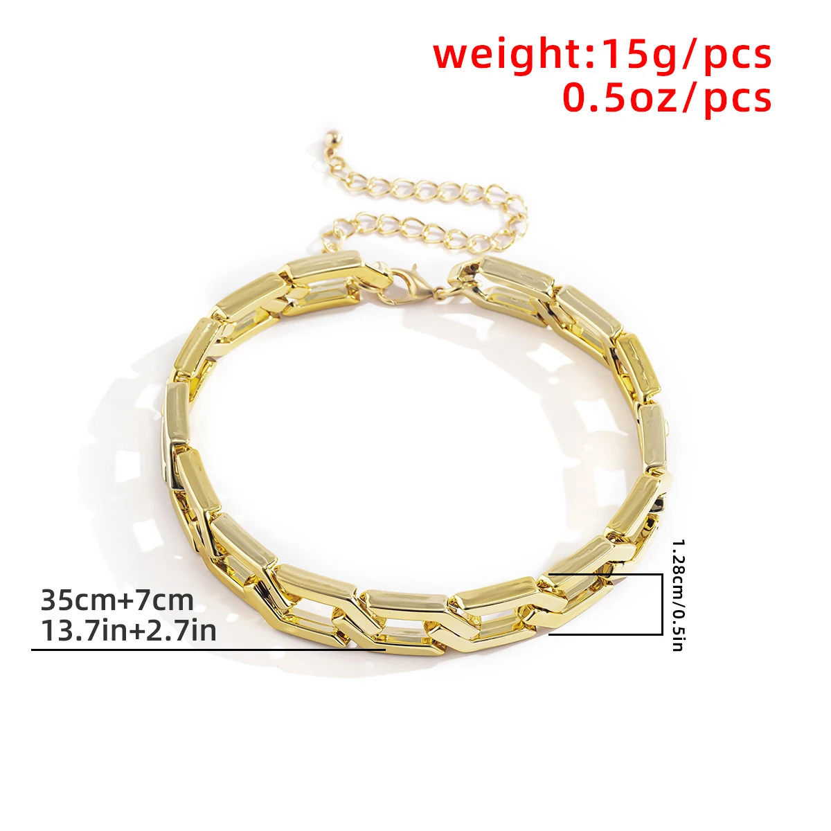 

Punk Creative Statement Short Collar Clavicle Chain Gothic Chunky Thick Plastic Choker Necklace For Women Men Fashion Jewelry