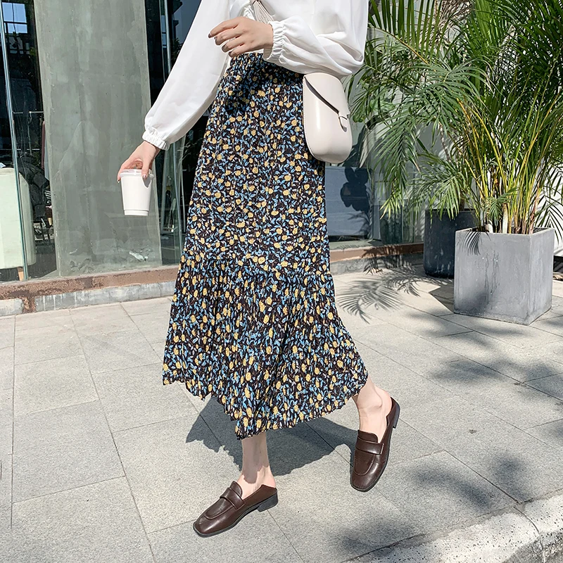 Винтажная уличная одежда Цветочный бутик шифоновая распродажа товаров