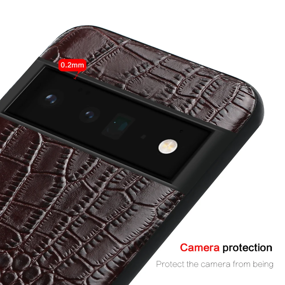 Чехол для телефона из натуральной воловьей кожи Google Pixel 7 6 Pro 6A 5 4 4A 5A 5G Роскошный 360