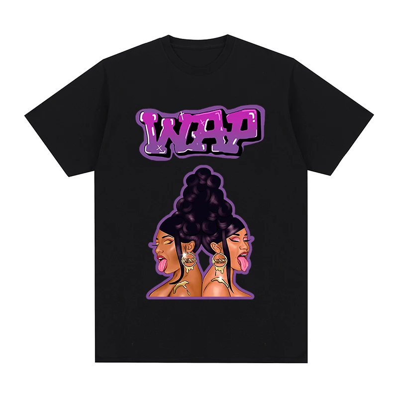 

Cardi B Megan thee Stallion WAP Hip Hop Rap Summer t-shirt Cotton Men T shirt New TEE TSHIRT Womens tops