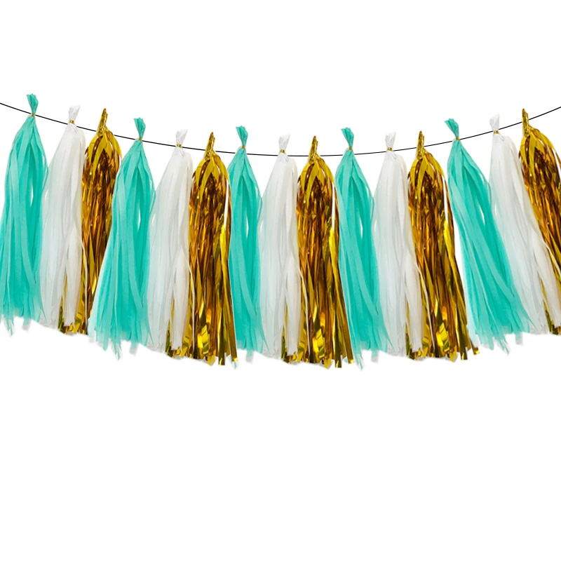 5 шт./упаковка детские носки сделай сам папиросной бумаги гирлянды с кисточками