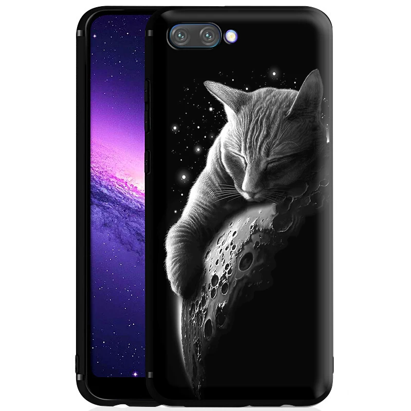 Силиконовый чехол Space Dogs Cat Turtles для Huawei Honor V30 30 8 8A 8X 8C 9 9X 10 Note View 20 20S Pro Lite | Мобильные