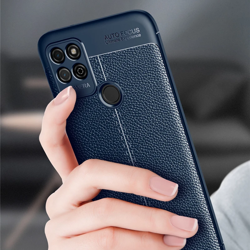 For Huawei Honor Play 5T Case Luxury Leather Soft Silicone Shockproof Bumper Back Cover Honor Play 5T Phone Case Honor Play 5T