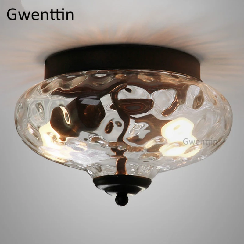 Modern Glass Led Ceiling Lights Loft Industrial Lamp for Living Room Bedroom Lighting Fixtures Home Decor Suspension Luminaire | Лампы и