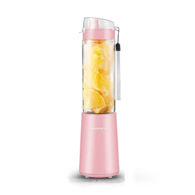 pink 220V Портативный электрическая домашняя соковыжималка мини сушилка для овощей и фруктов блендер-соковыжималка чашка автоматическая соковыжималка экстрактор шлифовальная чаша - Цвет: pink